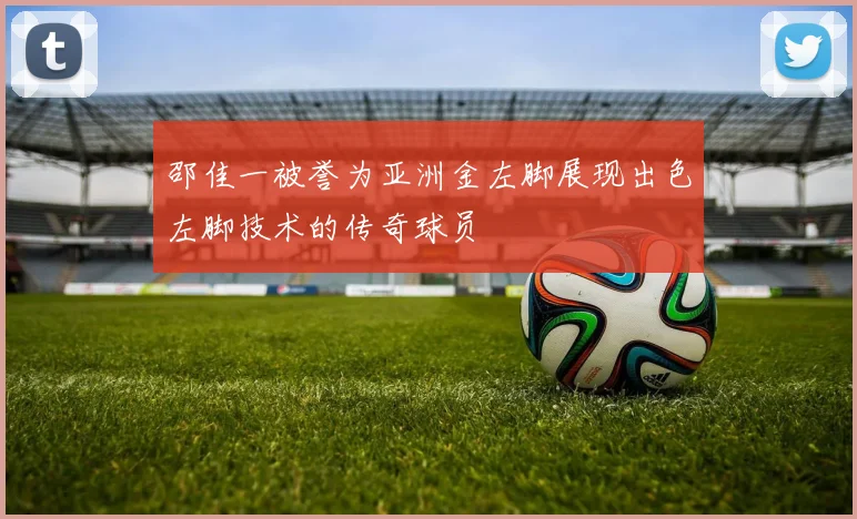 邵佳一被誉为亚洲金左脚展现出色左脚技术的传奇球员